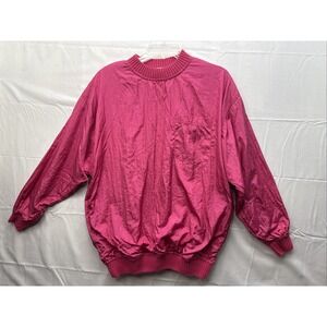 Vtg 90's Jacket Janeve Pinl Women's Track Suit Windbreaker Sweater Jacket Sz L